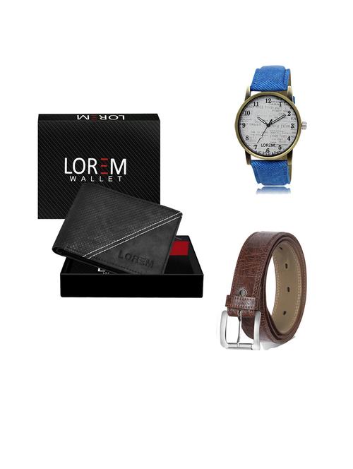 belt, wallet & watch gift combo - 19543741 - Very Small Image - 1
