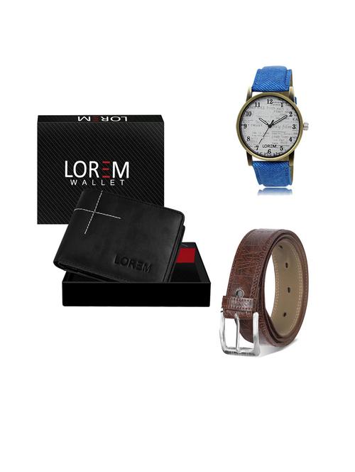 belt, wallet & watch gift combo - 19543775 - Very Small Image - 1