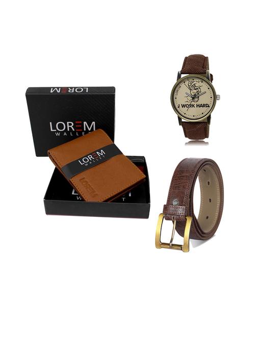 belt, wallet & watch gift combo - 19543818 - Very Small Image - 1