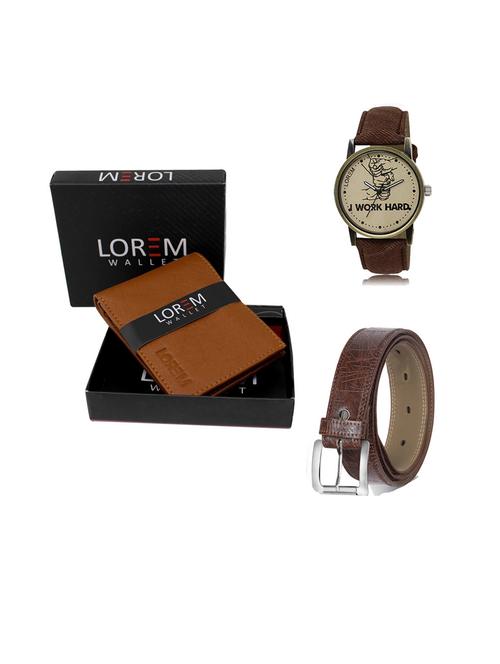 belt, wallet & watch gift combo - 19543819 - Very Small Image - 1