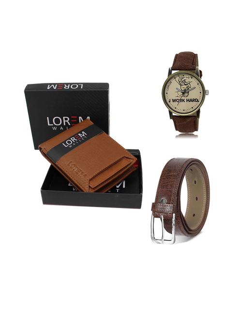 belt, wallet & watch gift combo - 19543828 - Very Small Image - 1