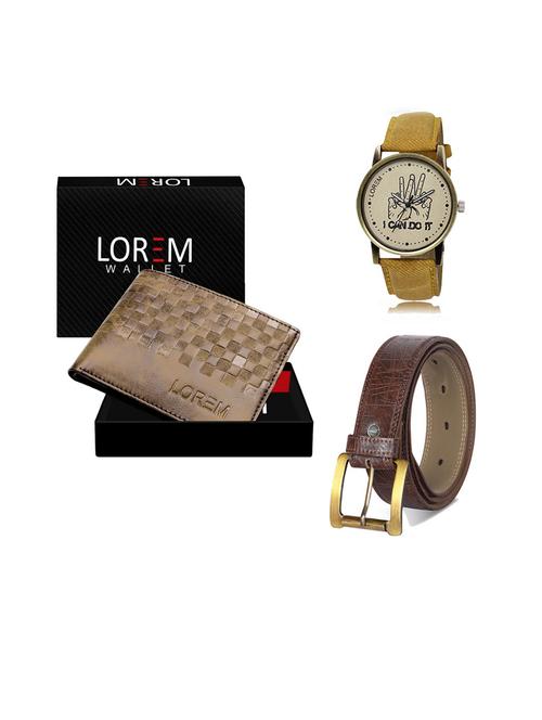 multi colored leatherette gift combo - 19544286 - Very Small Image - 1