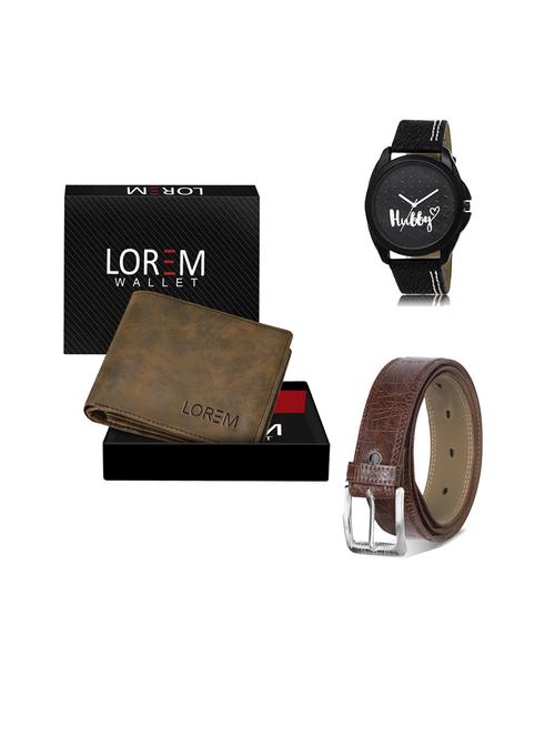 belt, wallet & watch gift combo - 19544495 - Very Small Image - 1