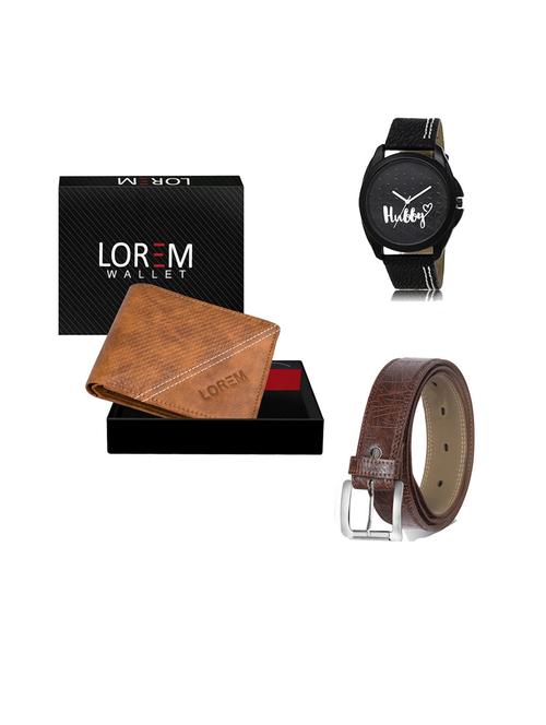 belt, wallet & watch gift combo - 19544539 - Very Small Image - 1