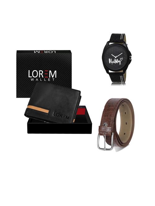 belt, wallet & watch gift combo - 19544595 - Very Small Image - 1