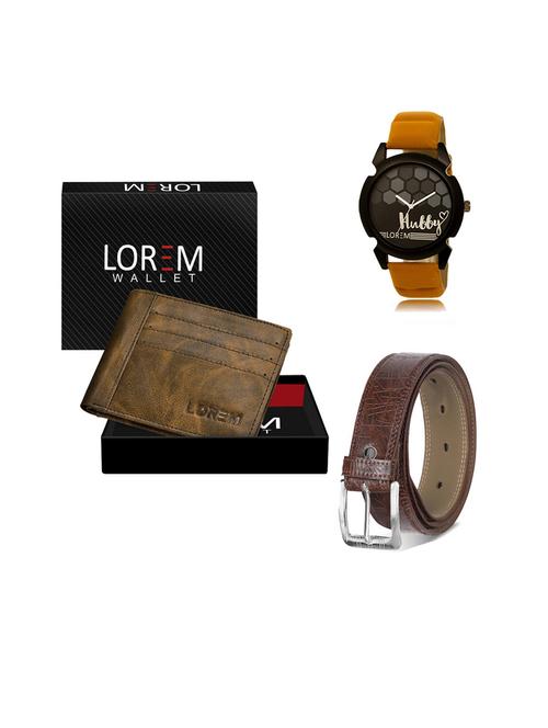 belt, wallet & watch gift combo - 19544729 - Very Small Image - 1