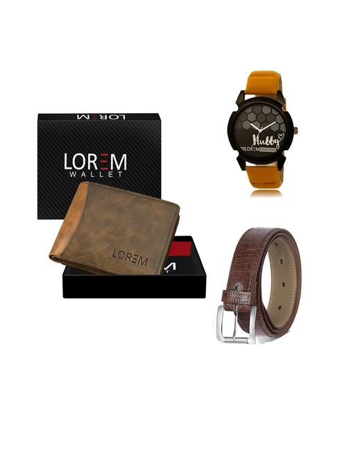 belt, wallet & watch gift combo - 19544767 - Very Small Image - 1