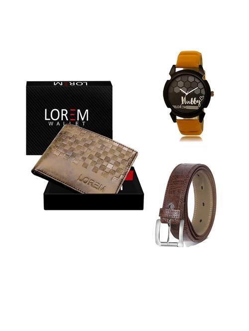 belt, wallet & watch gift combo - 19544827 - Very Small Image - 1