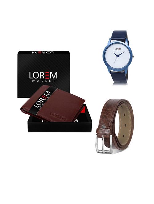 belt, wallet & watch gift combo - 19544969 - Very Small Image - 1