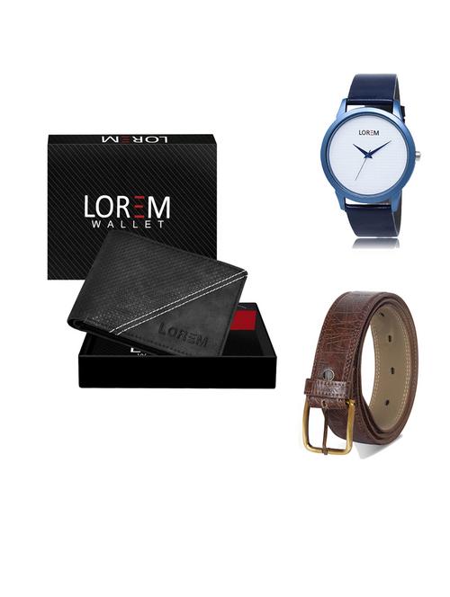 belt, wallet & watch gift combo - 19545092 - Very Small Image - 1