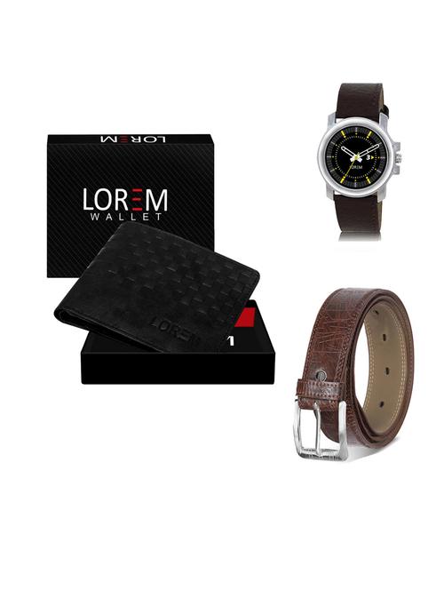 belt, wallet & watch gift combo - 19545389 - Very Small Image - 1