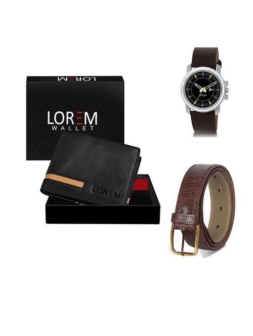 belt, wallet & watch gift combo - 19545404 - Very Small Image - 1