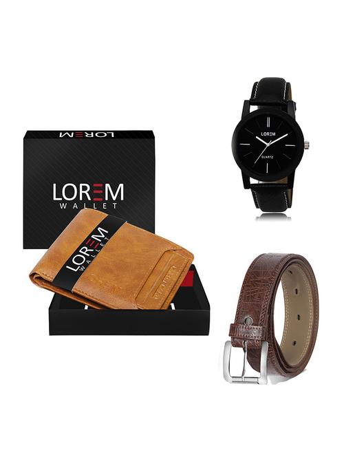 belt, wallet & watch gift combo - 19546807 - Very Small Image - 1