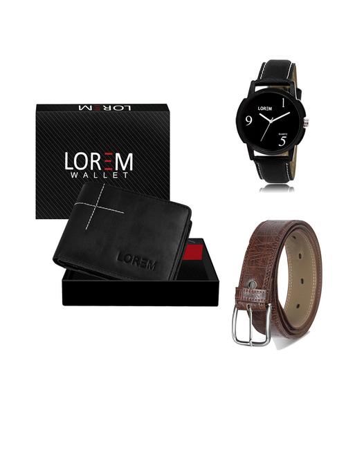 belt, wallet & watch gift combo - 19547283 - Very Small Image - 1