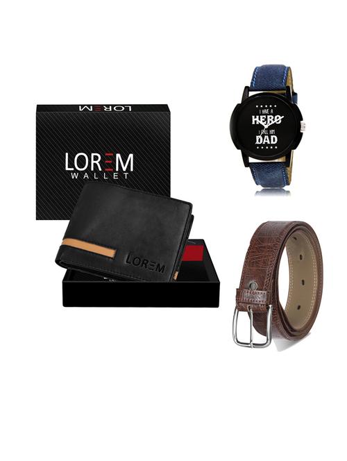 belt, wallet & watch gift combo - 19547565 - Very Small Image - 1