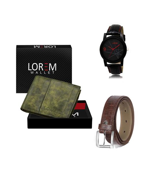 belt, wallet & watch gift combo - 19547689 - Very Small Image - 1