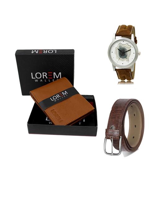 belt, wallet & watch gift combo - 19547871 - Very Small Image - 1