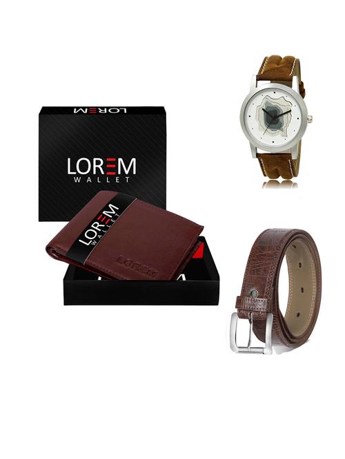 belt, wallet & watch gift combo - 19547935 - Very Small Image - 1