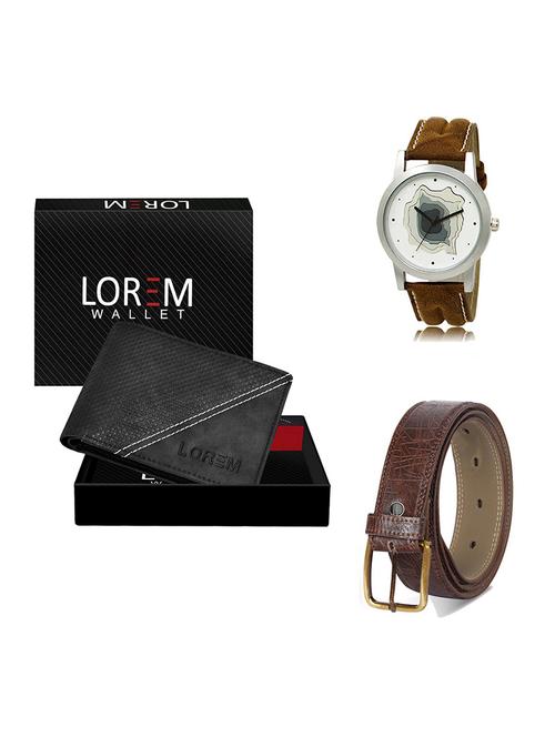 belt, wallet & watch gift combo - 19548062 - Very Small Image - 1