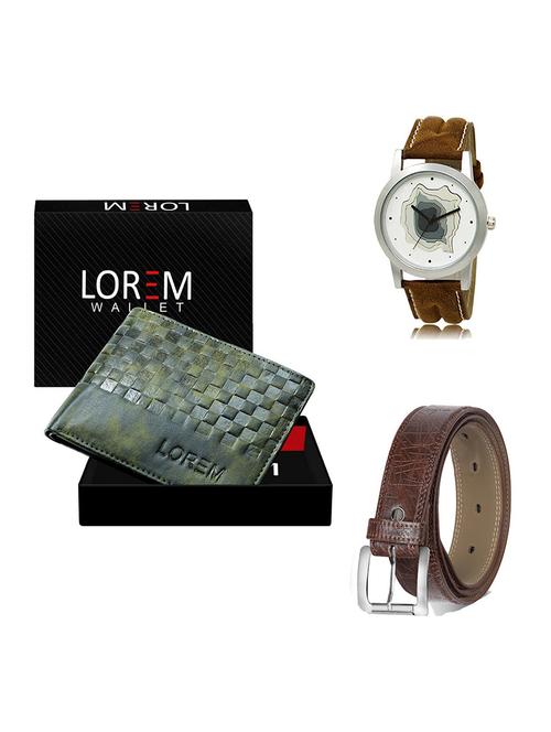 belt, wallet & watch gift combo - 19548079 - Very Small Image - 1