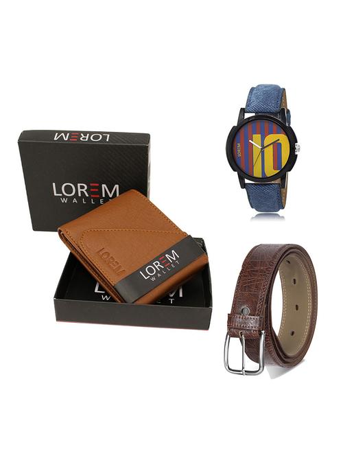 belt, wallet & watch gift combo - 19548135 - Very Small Image - 1