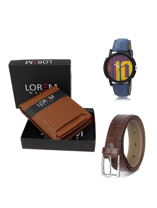 belt, wallet & watch gift combo - 19548148 - Very Small Image - 1