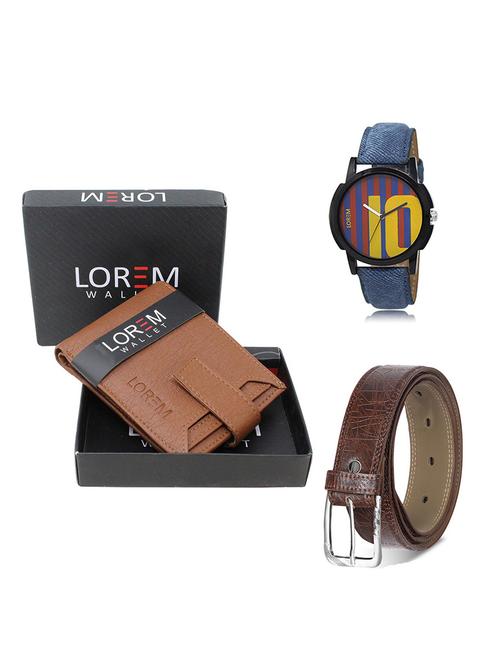 belt, wallet & watch gift combo - 19548184 - Very Small Image - 1
