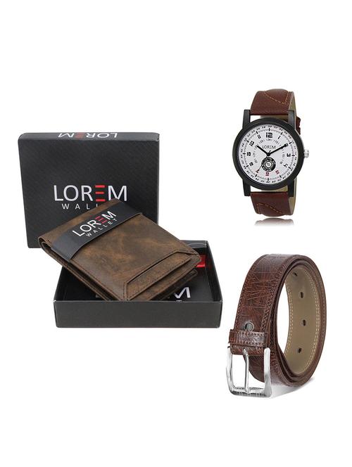 belt, wallet & watch gift combo - 19548425 - Very Small Image - 1