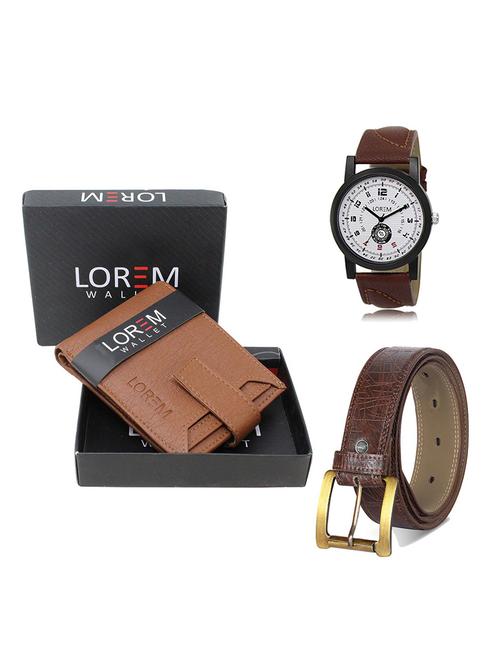 belt, wallet & watch gift combo - 19548450 - Very Small Image - 1