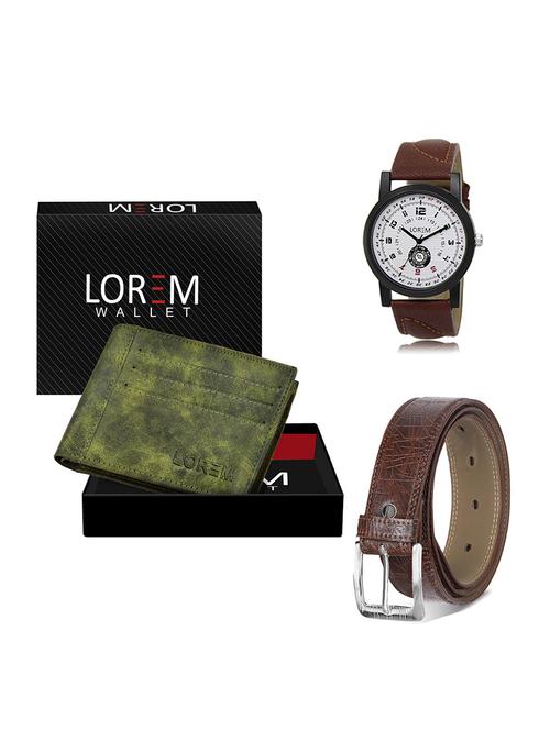 belt, wallet & watch gift combo - 19548497 - Very Small Image - 1