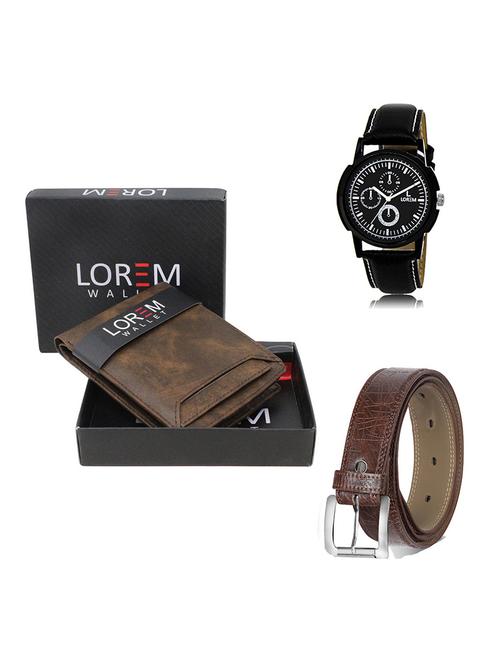 belt, wallet & watch gift combo - 19548691 - Very Small Image - 1