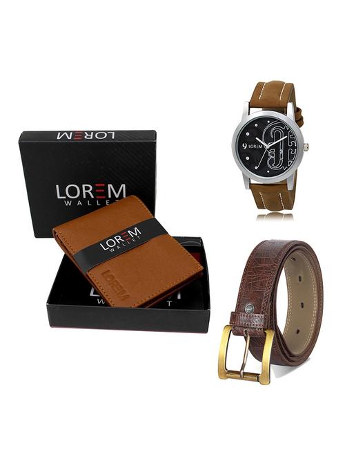 belt, wallet & watch gift combo - 19548948 - Very Small Image - 1