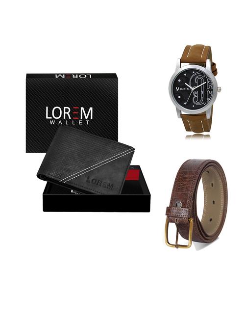 belt, wallet & watch gift combo - 19549180 - Very Small Image - 1