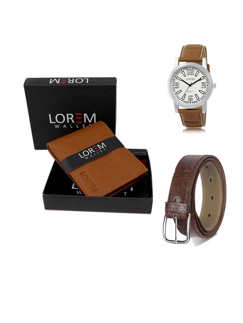 belt, wallet & watch gift combo - 19549259 - Very Small Image - 1