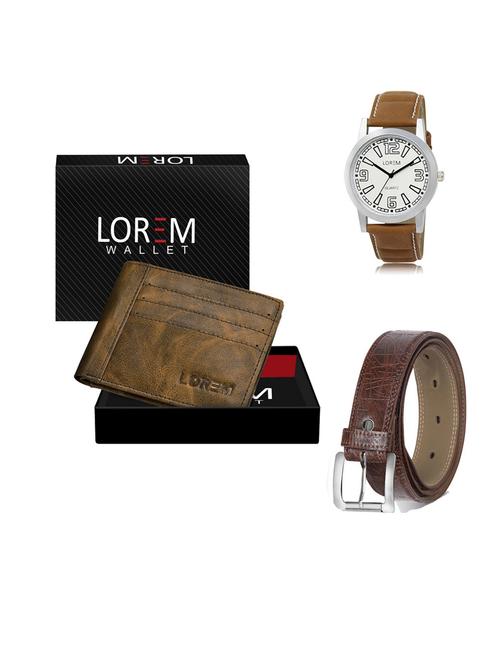 belt, wallet & watch gift combo - 19549353 - Very Small Image - 1
