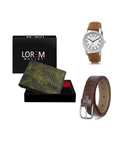 belt, wallet & watch gift combo - 19549421 - Very Small Image - 1
