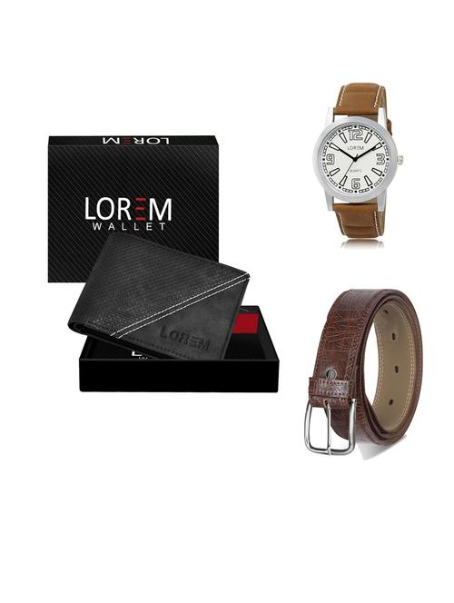 belt, wallet & watch gift combo - 19549451 - Very Small Image - 1