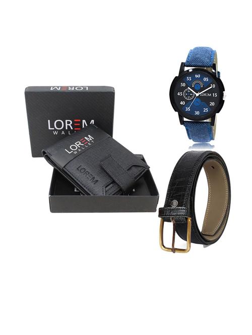 belt, wallet & watch gift combo - 19549828 - Very Small Image - 1