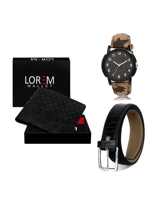 belt, wallet & watch gift combo - 19550286 - Very Small Image - 1
