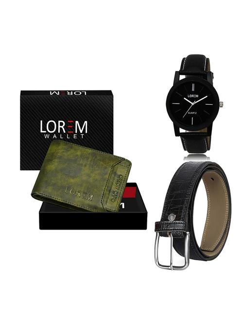 belt, wallet & watch gift combo - 19550753 - Very Small Image - 1