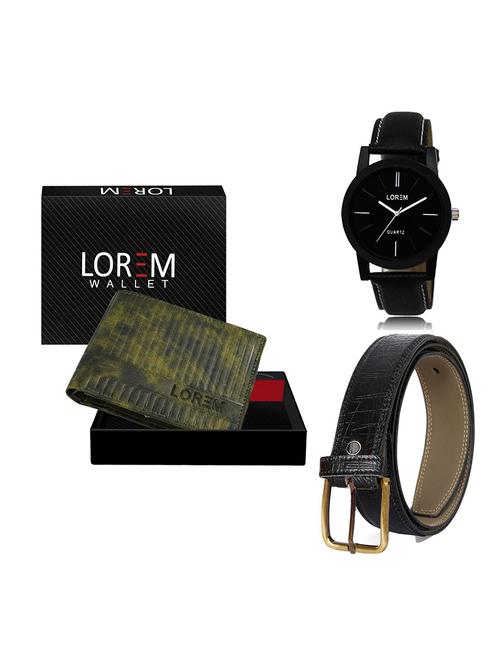 belt, wallet & watch gift combo - 19550770 - Very Small Image - 1