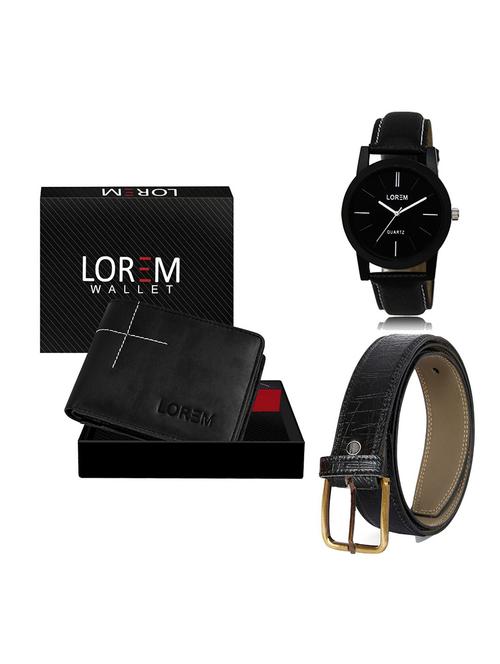 belt, wallet & watch gift combo - 19550830 - Very Small Image - 1