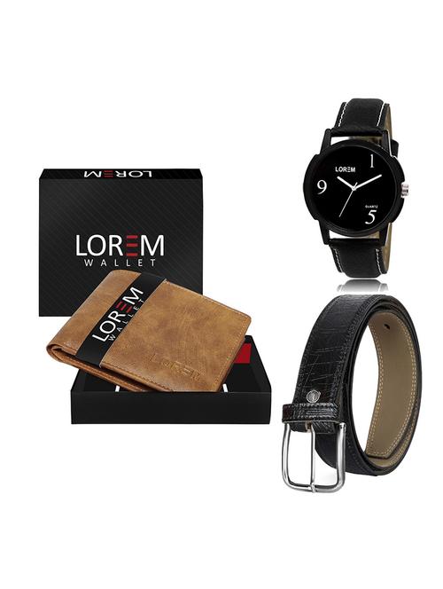 belt, wallet & watch gift combo - 19550939 - Very Small Image - 1