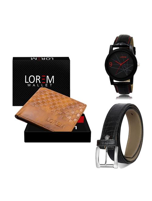 belt, wallet & watch gift combo - 19551627 - Very Small Image - 1