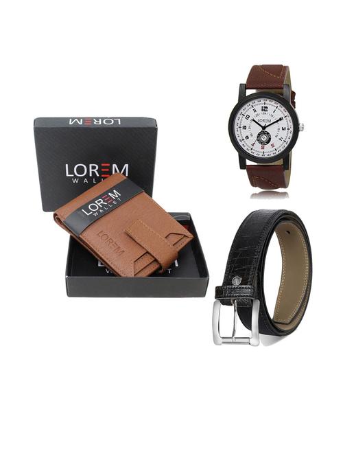 belt, wallet & watch gift combo - 19552275 - Very Small Image - 1