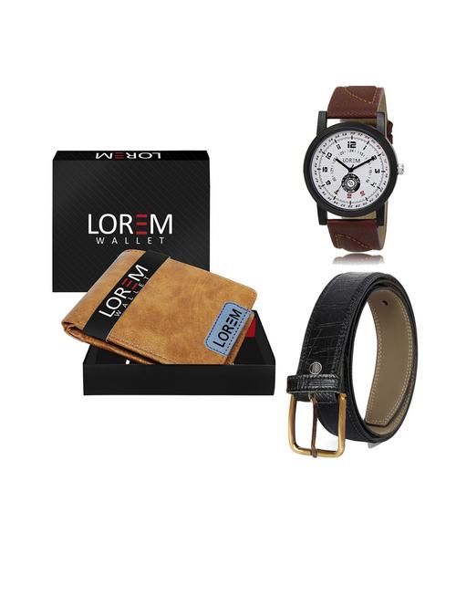 belt, wallet & watch gift combo - 19552282 - Very Small Image - 1