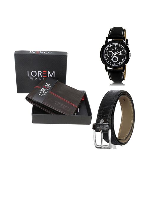 belt, wallet & watch gift combo - 19552531 - Very Small Image - 1