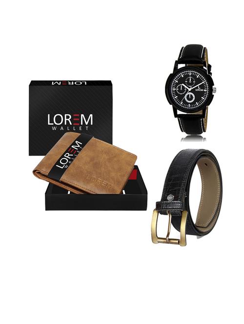 belt, wallet & watch gift combo - 19552562 - Very Small Image - 1