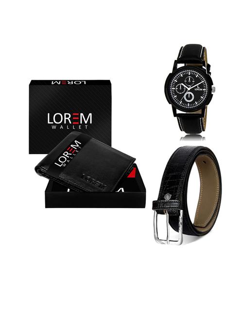 belt, wallet & watch gift combo - 19552578 - Very Small Image - 1