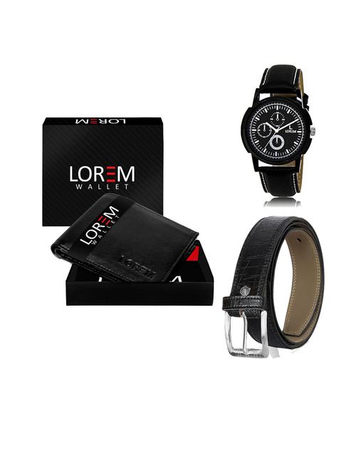 belt, wallet & watch gift combo - 19552579 - Very Small Image - 1